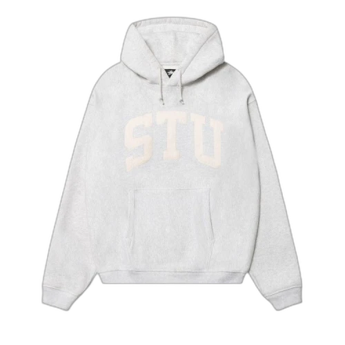 Stussy Stu Appliqué Hoodie 'Ash Heather'