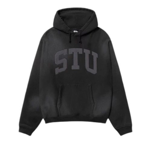 Stussy Stu Appliqué Hoodie 'Black'