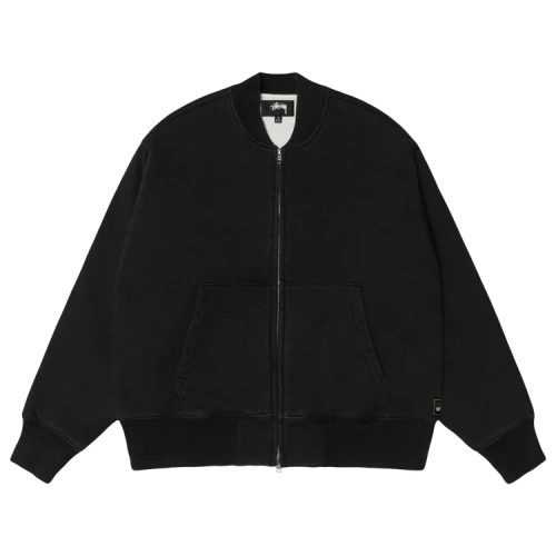 Stussy Thermal Lined Fleece Zip 'Black'
