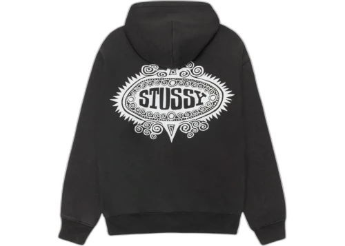 Stussy Mantra Zip Hoodie Black