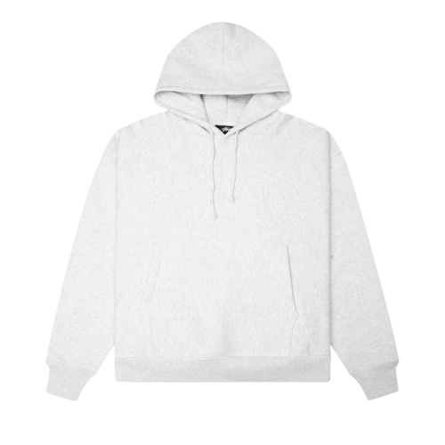 Stussy Basic Diamond Zip Hoodie 'Ash Heather'