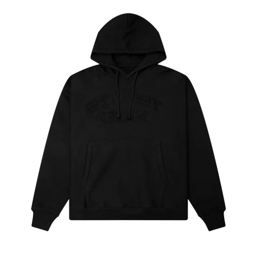 Stussy Gear Applique Hoodie 'Black'