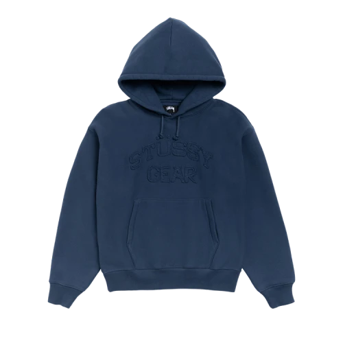 Stussy Gear Applique Hoodie 'Navy'