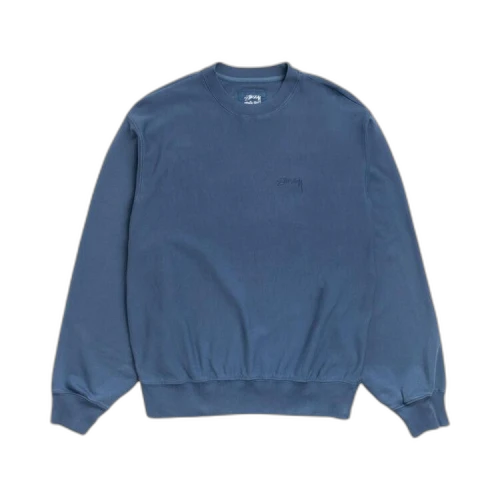 Stussy Lightweight Terry Crew 'Blue'