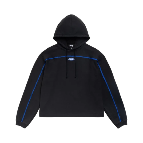 Stussy Oval Pullover Hoodie 'Black'