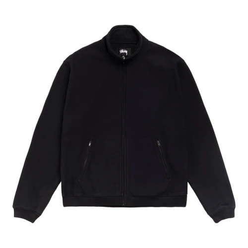 Stussy Zip Fleece Mock Neck 'Black'