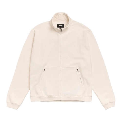 Stussy Zip Fleece Mock Neck 'Cream'