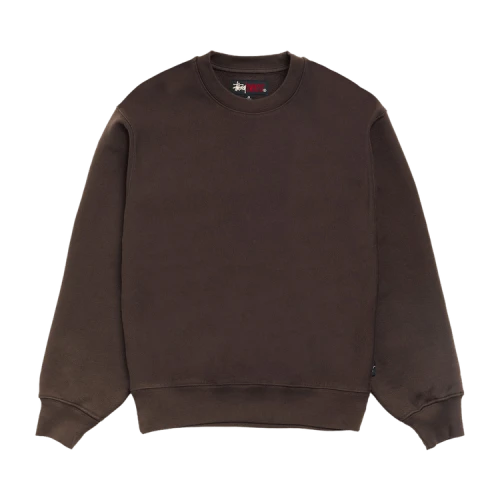 Stussy Fleece Crew 'Brown'