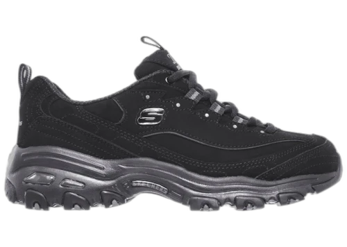 Skechers D'Lites Play On Black (Women's)