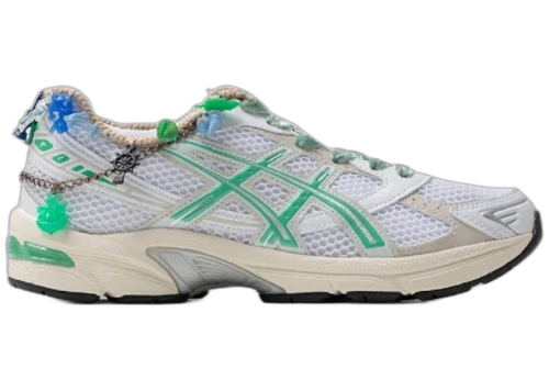 ASICS Gel-1130 White Malachite Green Off White Midsole (Bentgablenits A Prize In Every Box Edition) (Women's)