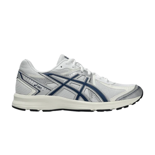ASICS JOG 100S Breathable Running Shoes Unisex White Gray Blue