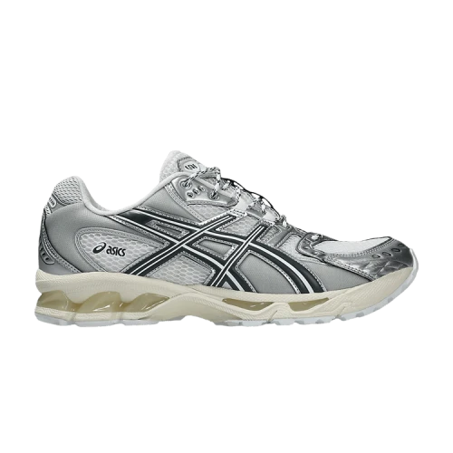 ASICS GEL Nimbus 10.1 Low top Casual Running Shoes Unisex White Silver