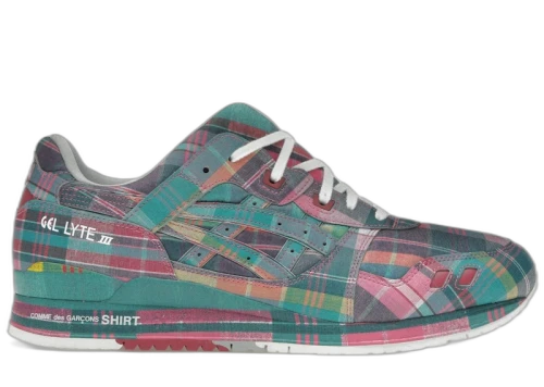 ASICS Gel-Lyte III '07 Remastered Comme des Garçons SHIRT Pink Plaid