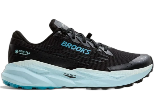 Brooks Cascadia 19 Gore-Tex Black Ebony Blue Flower (Women's)