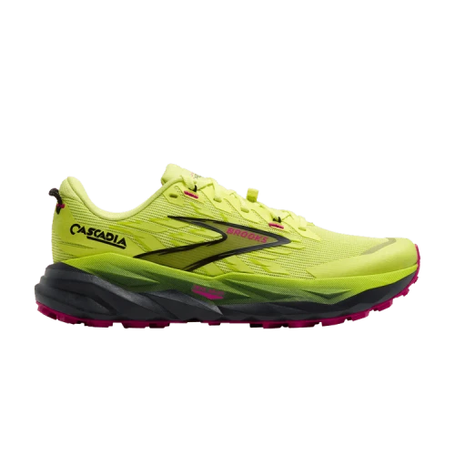 Brooks Cascadia 19 'Sunny Lime Magenta' (Women's)