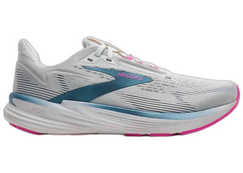 Brooks Revel 8 White Moonlight Pink (Women's)