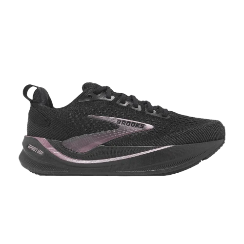 Brooks Ghost Max 4 D Wide 'Black Black Rose Gold' (Women's)