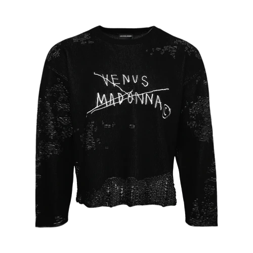 MISBHV Basquiat Edition Venus Madonna Destroyed Knit 'Black'