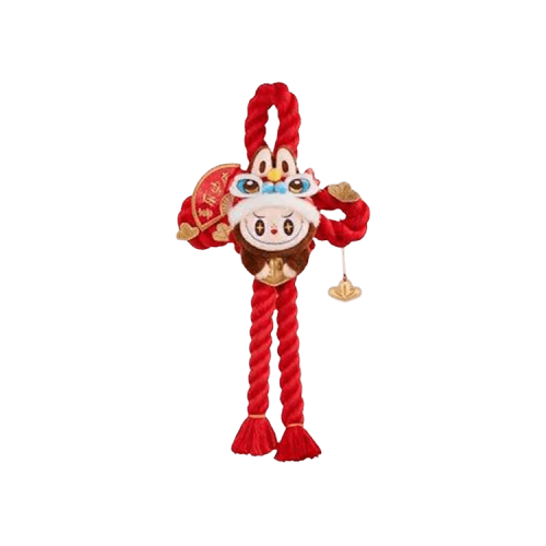 Pop Mart Labubu Wealthy Snake's New Year Celebration Series Plush Door Decoration 'Red'