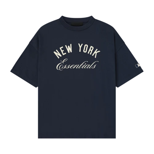 Fear of God Essentials Yankees 90s Tee 'Dark Sapphire'
