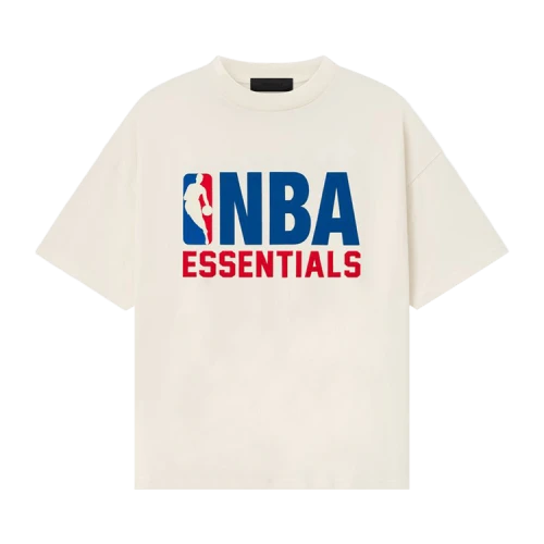 Fear of God Essentials NBA 90's Tee 'Cream White'