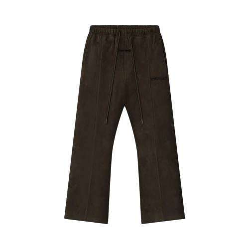 Fear of God Essentials Suede Fleece Flare Pant 'Brown'