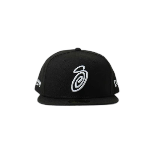 Stussy Curly S 59FIFTY New Era Cap 'Black'