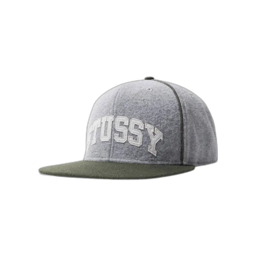 Stussy Melton Piped Arch Cap 'Heather Grey'