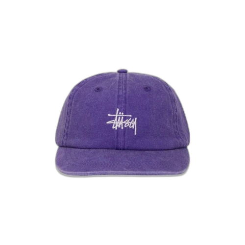 Stussy Washed Stock Low Pro Cap 'Grape'