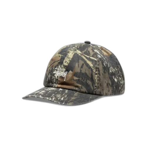 Stussy Washed Stock Low Pro Cap 'Leaf Camo'