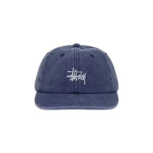 Stussy Washed Stock Low Pro Cap 'Navy'