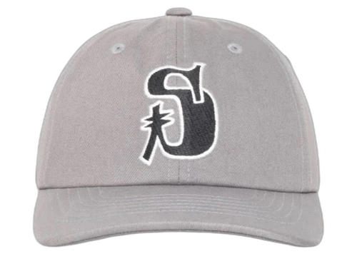 Stussy Low Profile Vintage S Snapback Grey