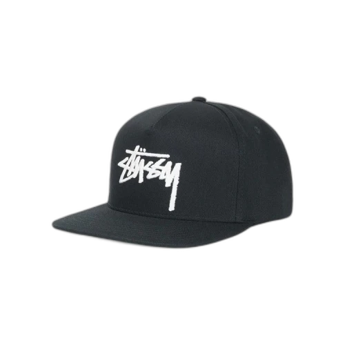 Stussy Big Stock Point Crown Cap 'Black'