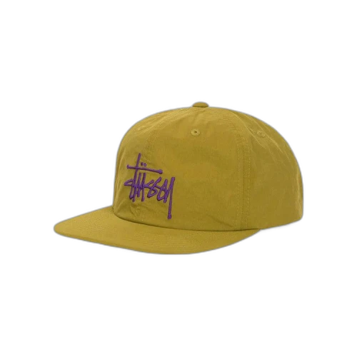 Stussy Peached Nylon Basic Strapback 'Bronze'