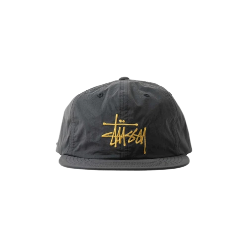 Stussy Peached Nylon Basic Strapback 'Steel Blue'