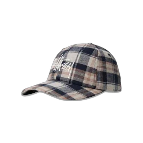 Stussy Earth Plaid Big Basic Low Pro 'Navy'