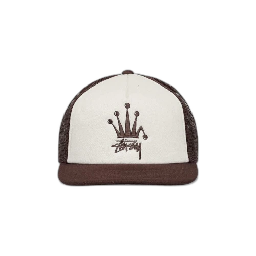 Stussy Crown Stock Trucker Cap 'Brown'