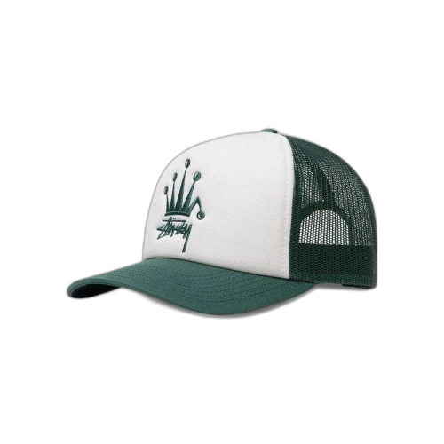 Stussy Crown Stock Trucker Cap 'Forest'