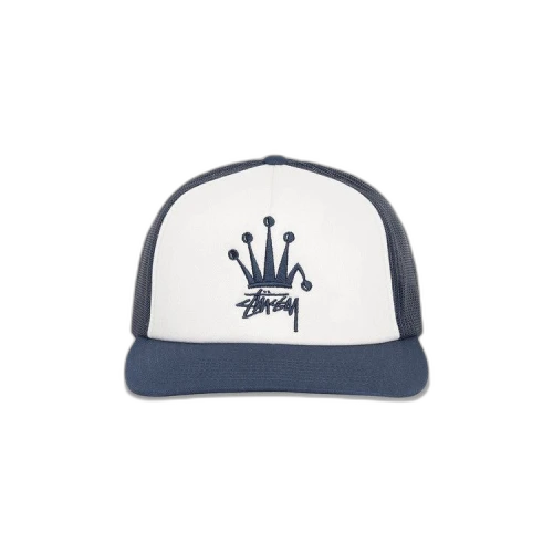 Stussy Crown Stock Trucker Cap 'Navy'