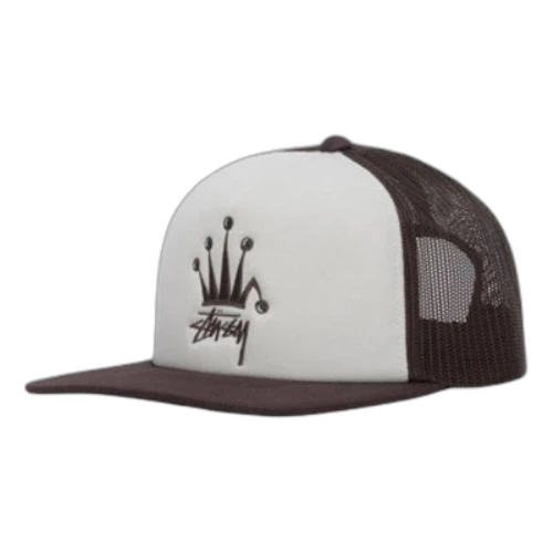 Stussy Crown Stock Trucker Cap 'Brown'