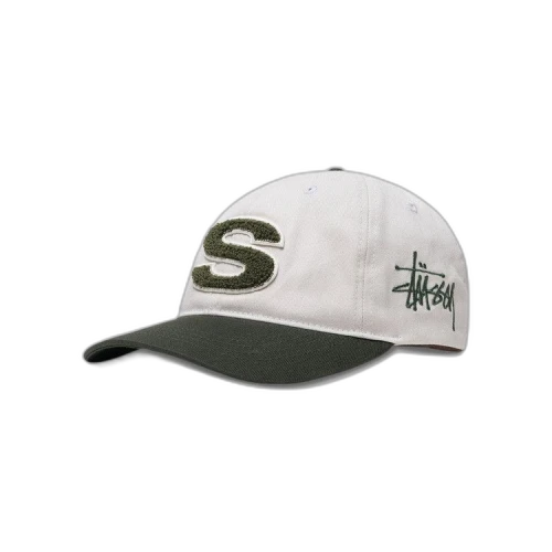 Stussy Chenille S Low Pro Cap 'Bone'