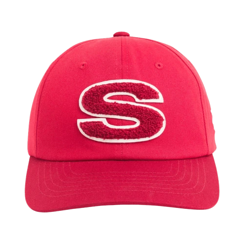 Stussy Chenille S Snapback Cap 'Gym Red'