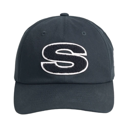 Stussy Chenille S Snapback Cap 'Onyx'