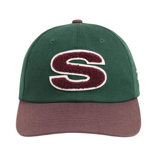 Stussy Chenille S Snapback Cap 'Spruce'