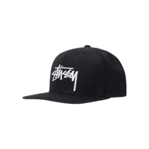 Stussy Stock Point Crown Snapback 'Black'