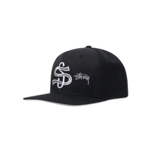Stussy Big League Point Crown Cap 'Black'