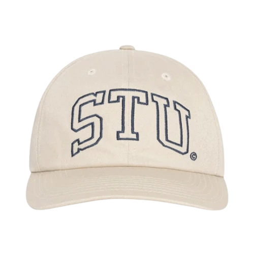 Stussy Stu Arch Strapback Cap 'Natural'