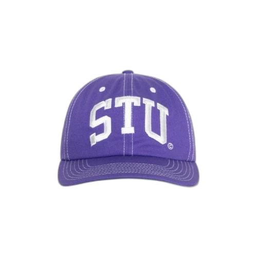 Stussy Mid Depth Stu Arch Strapback 'Purple'