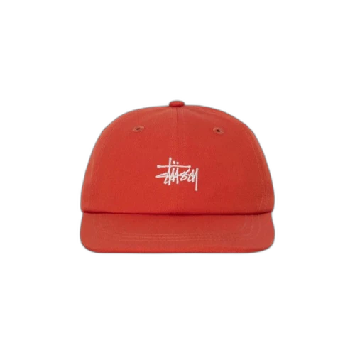 Stussy Basic Stock Low Pro Cap 'Blood Orange'