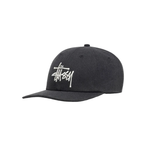 Stussy Canvas Big Basic Low Pro Cap 'Black'